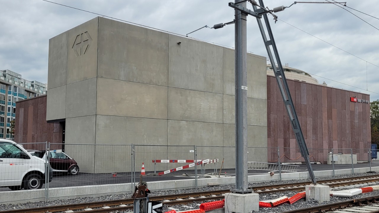 Il nuovo apparecchio centrale della stazione di Ginevra (messa in esercizio: fine 2024).