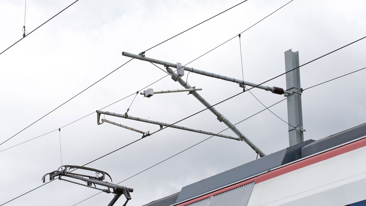 Eine Anhubmessanlage während einer Durchfahrt.