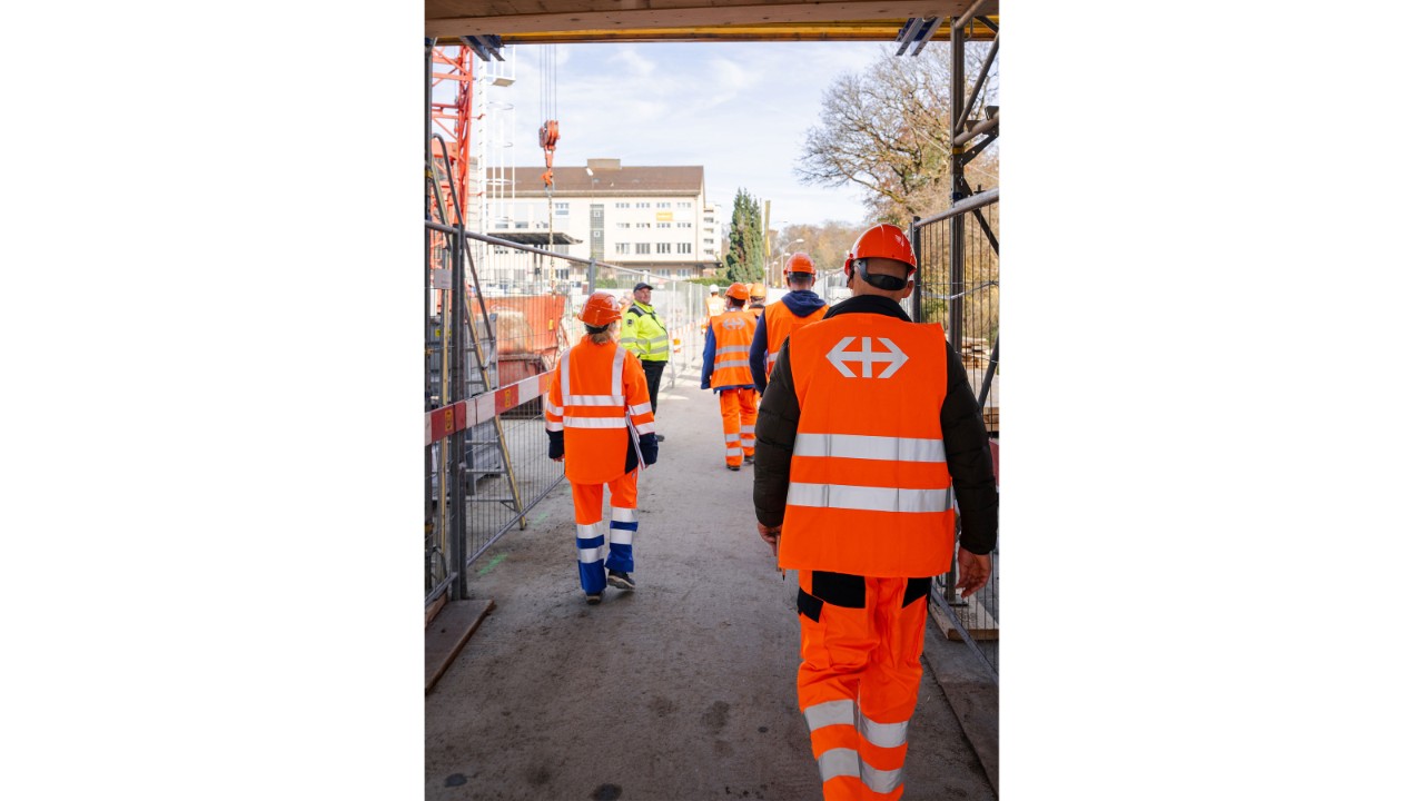 Die neue Strassenunterführung Stöckacker im Bau.