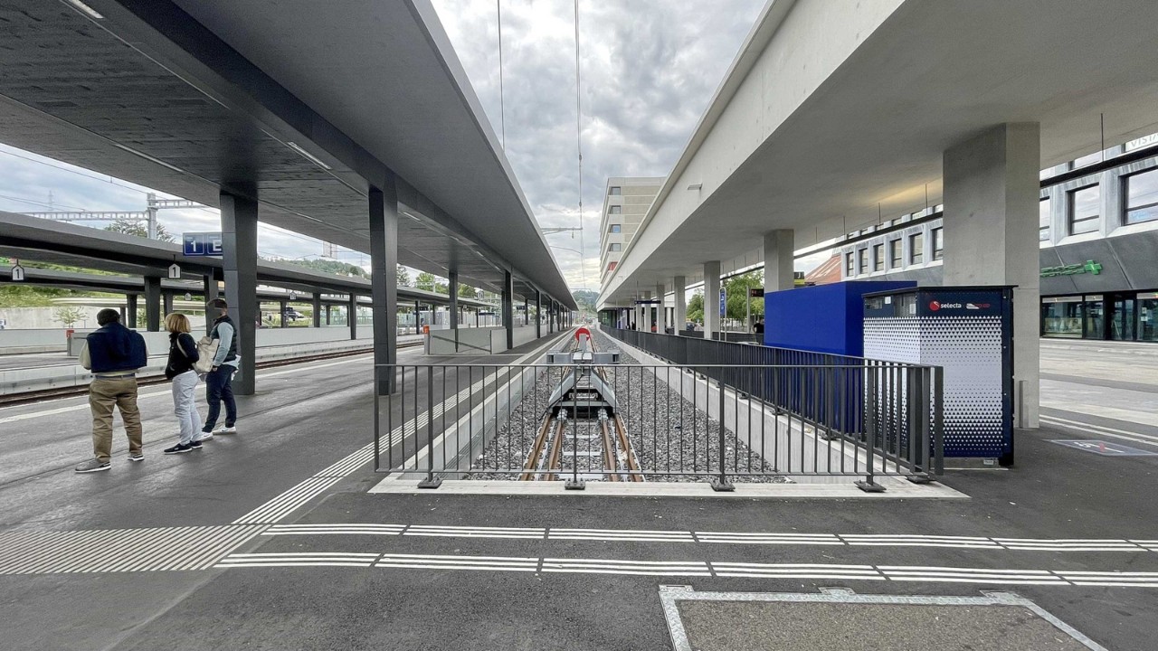 Das Foto von Mitte Mai 2025 zeigt die aktuelle Situation vom selben Blickwinkel aus.