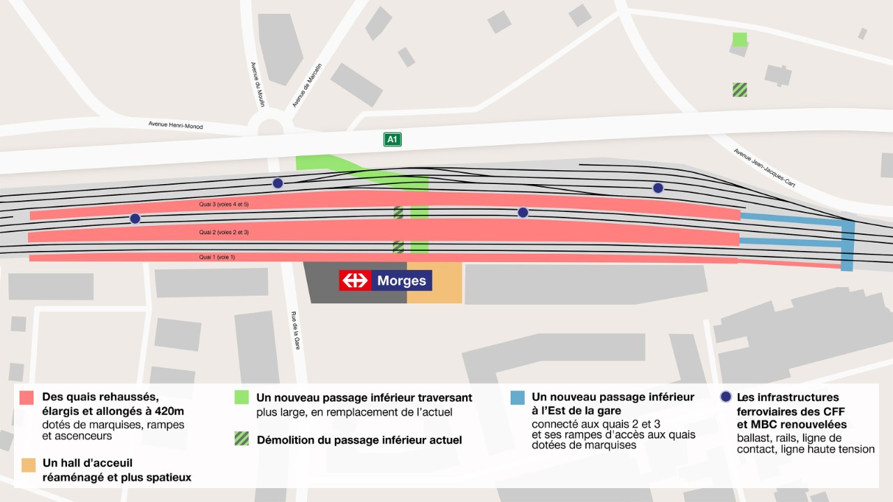 Visuel présentant les opérations comprises dans ce projet.