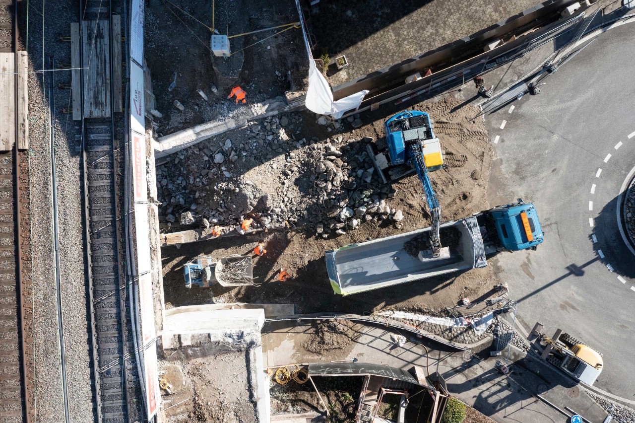 Februar 2022: Im Rahmen einer Vorinvestition der Stadt Wil werden gleichzeitig Bauarbeiten an der Unterführung Hubstrasse ausgeführt.