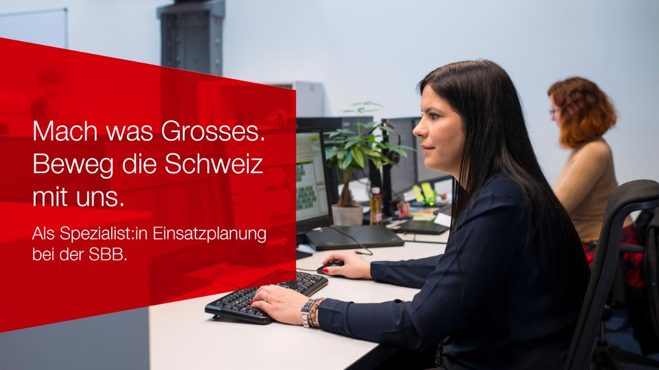 Informationsvideo über das Berufsbild, den Aufbau der bezahlten zehnmonatigen Zweitausbildung, die Voraussetzungen sowie das Bewerbungsverfahren als Spezialist:in Einsatzplanung.