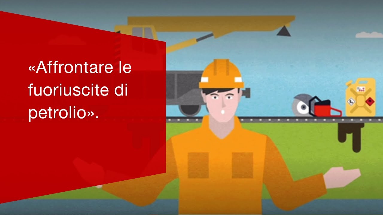 Video di sensibilizzazione su «Affrontare le fuoriuscite di petrolio».