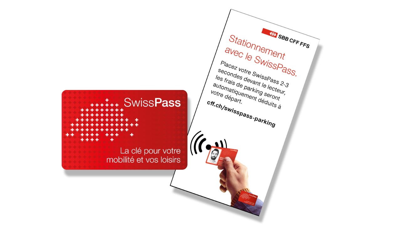 Autocollant SwissPass Parking
